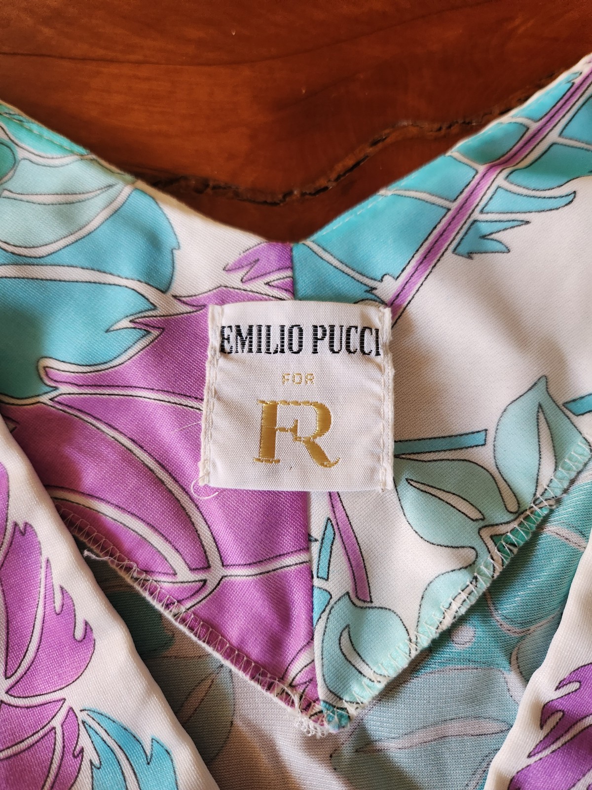 Vintage Emilio Pucci Lingerie Nightgown Coverup Sheer Sleeveless Dress SZ 6-8
