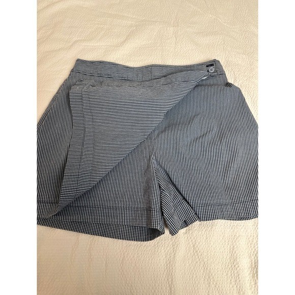 Vintage ESPIRIT skort blue checkered
