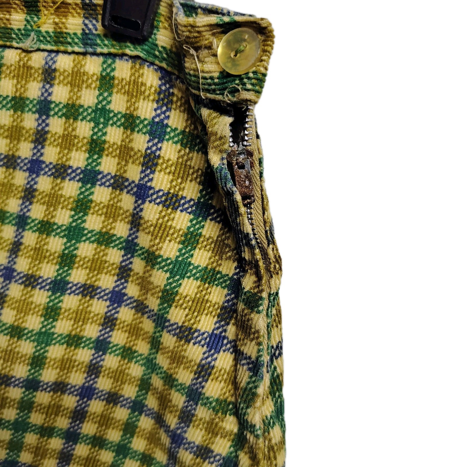 Vtg LOT OF 6 1960s 70s Wool Plaid Mini Skirts Dress Handmade Preppy School Girl