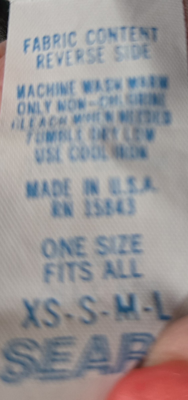 Vtg Sears Nightgown Carriage Court Soft 100% Nylon Aqua One Size Fits All