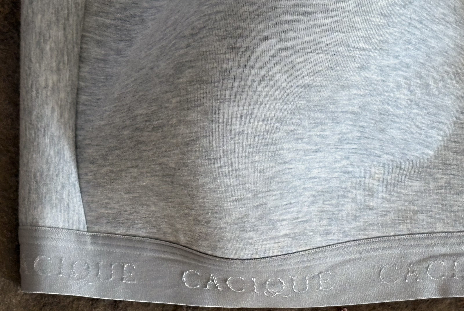 CACIQUE 44DD Dove Gray Formed Lightly Lined No Wire Bra #1118914