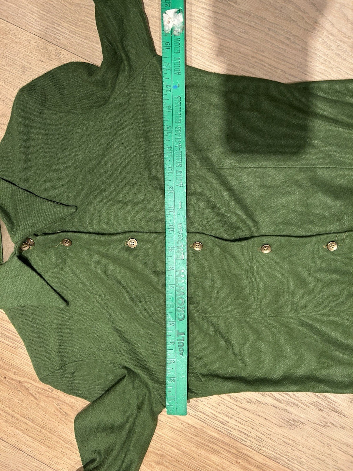 Vintage 1970’s Dress Women’s Green Aline Everyday MOD