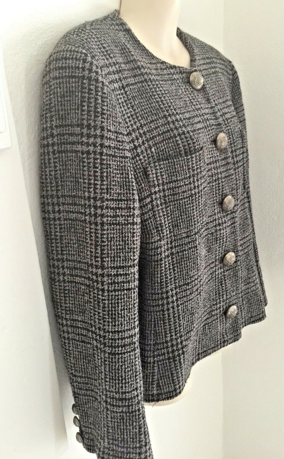 Vintage Jaeger Lined Wool Jacket Made in the England Ladies AU 14 in VGC