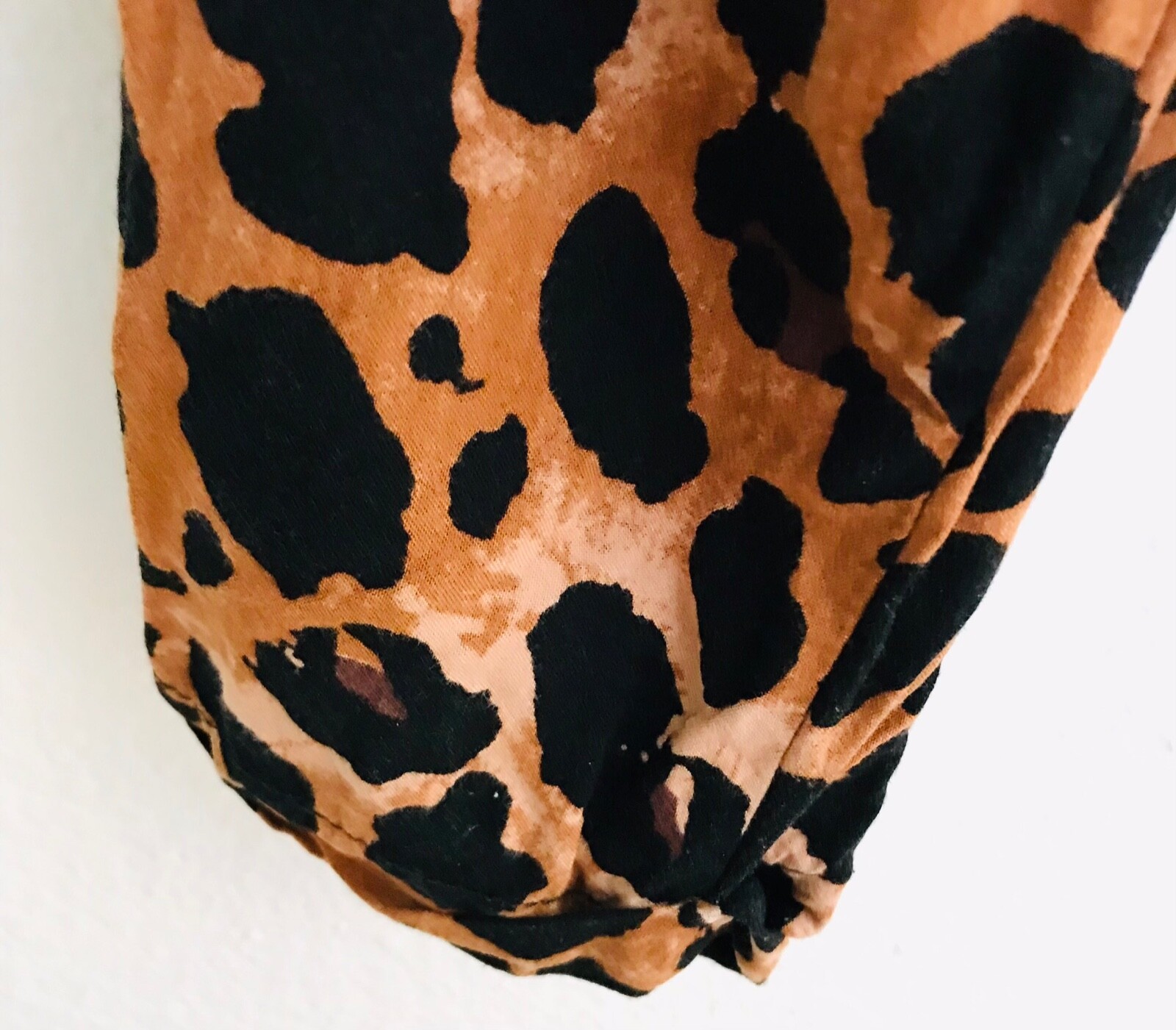 Vintage 90’s Slouchy LEOPARD JUMPSUIT S / M As-Is