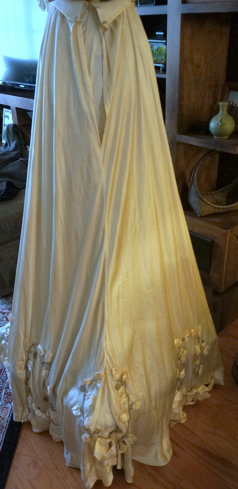 Rare early 1900&rsquo;s Rowntree &Sons Scarborough, Eng Wedding Dress/ Art Nouveau