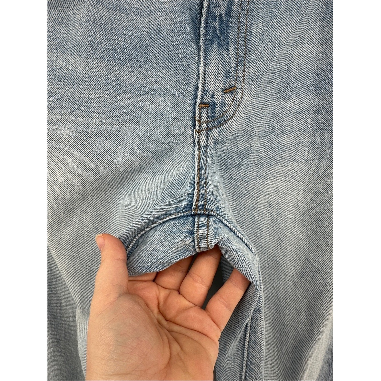 Levi&rsquo;s Premium Baggy Dad Y2K Streetwear Skater Retro Light Blue Jeans Sz25