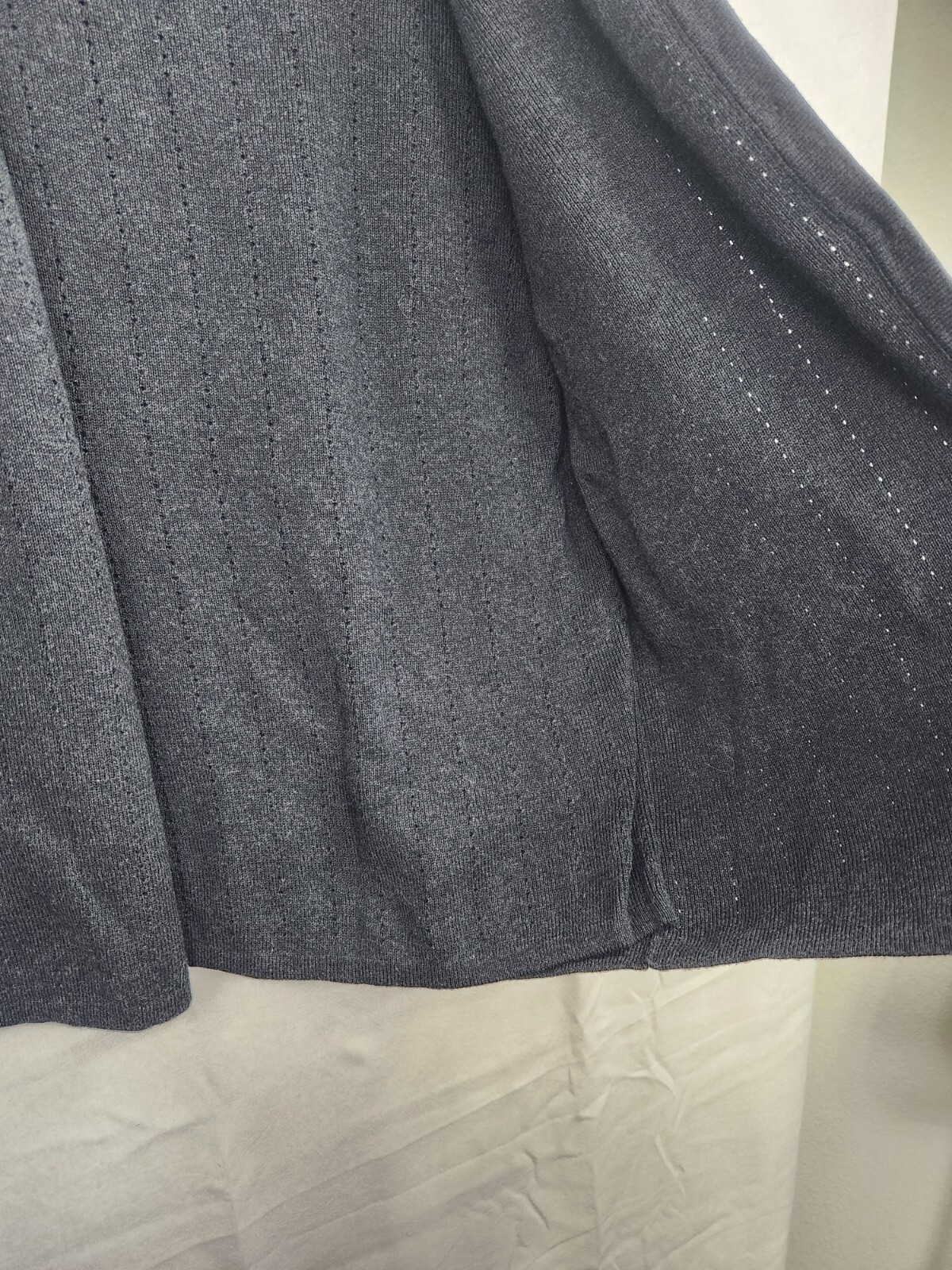 Vintage All Points by Reference Point Women&rsquo;s Gray Knit Cardigan W/ Tank Sz M