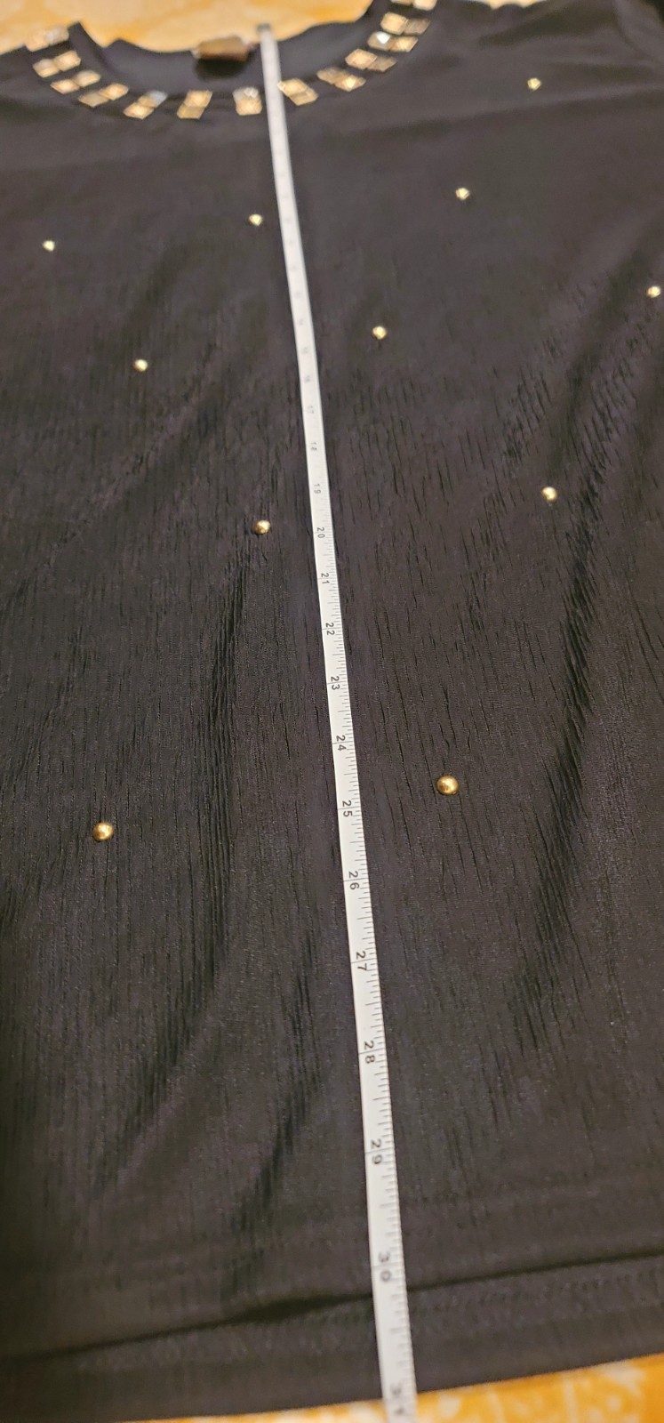 Vintage Bobbie Brooks Plus Size 22 Black Long Sleeve Top With Gorgeous Details
