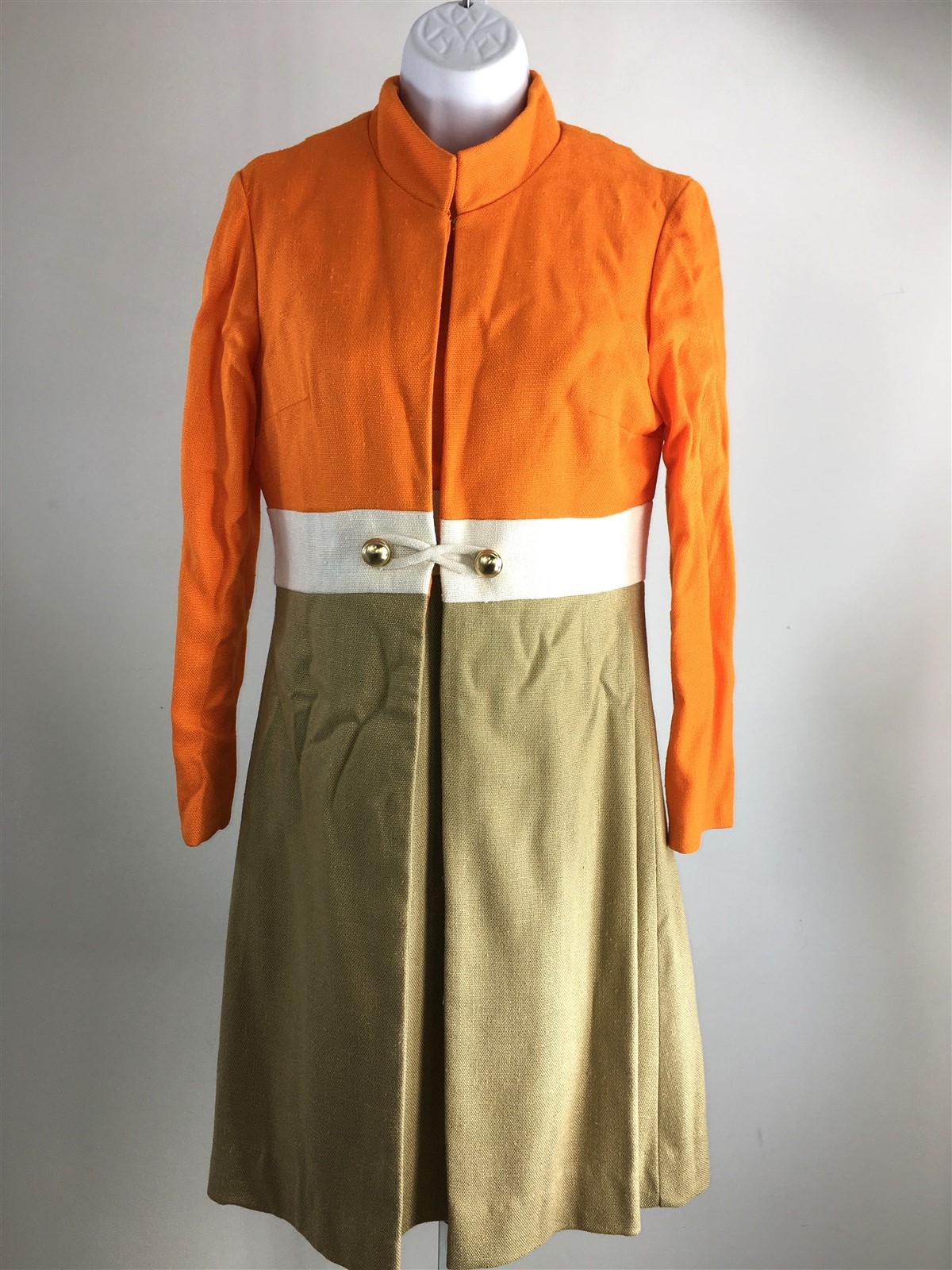 Vintage 60&rsquo;s/70&rsquo;s Women&rsquo;s Matching Coat and Shift Dress Sz 9/10