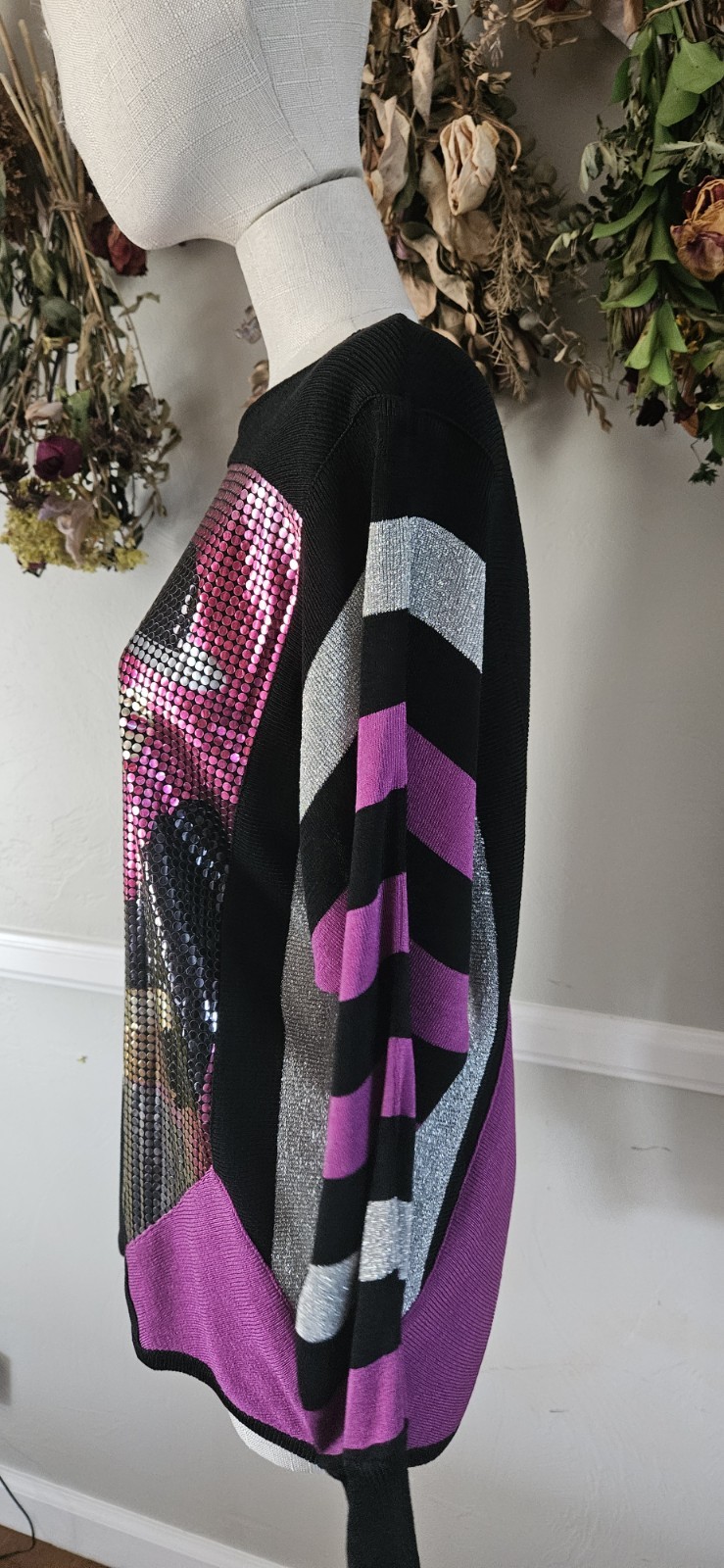 Vintage German Graphic Designed Blouse