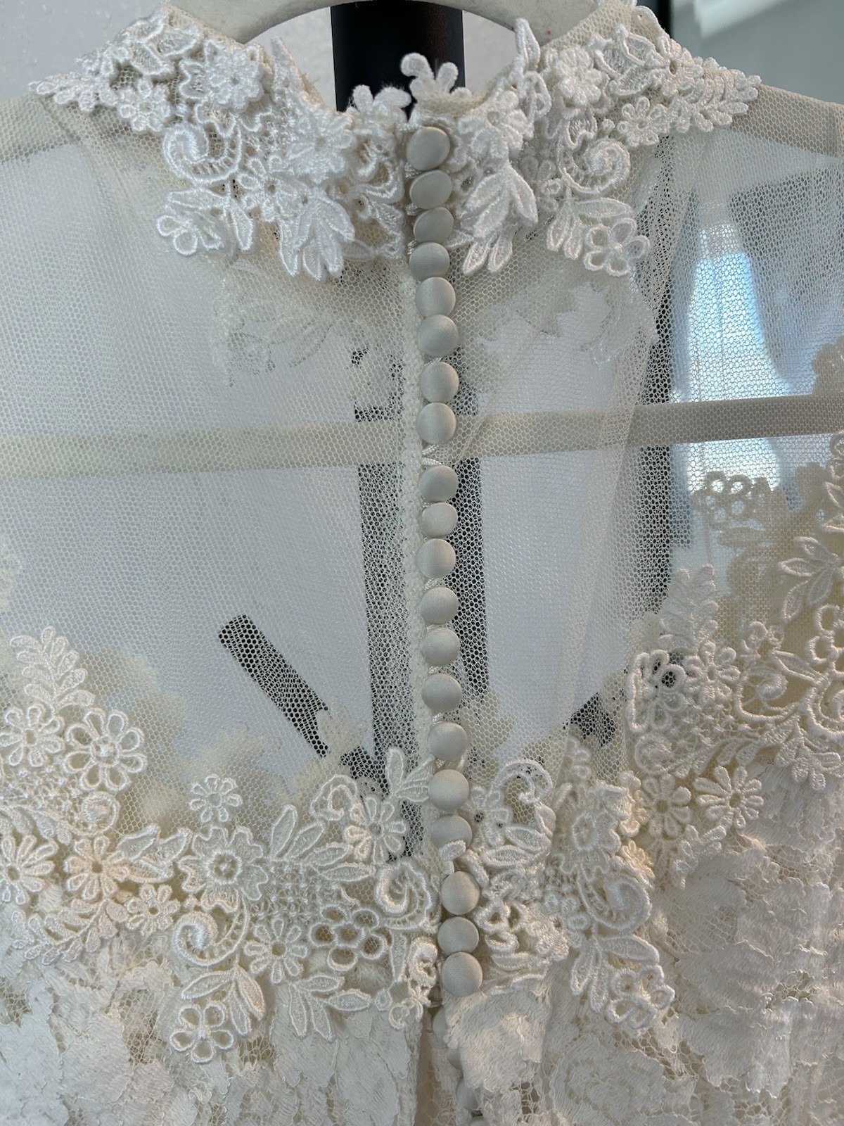 Alfred Angelo 1980s Lace Wedding Dress