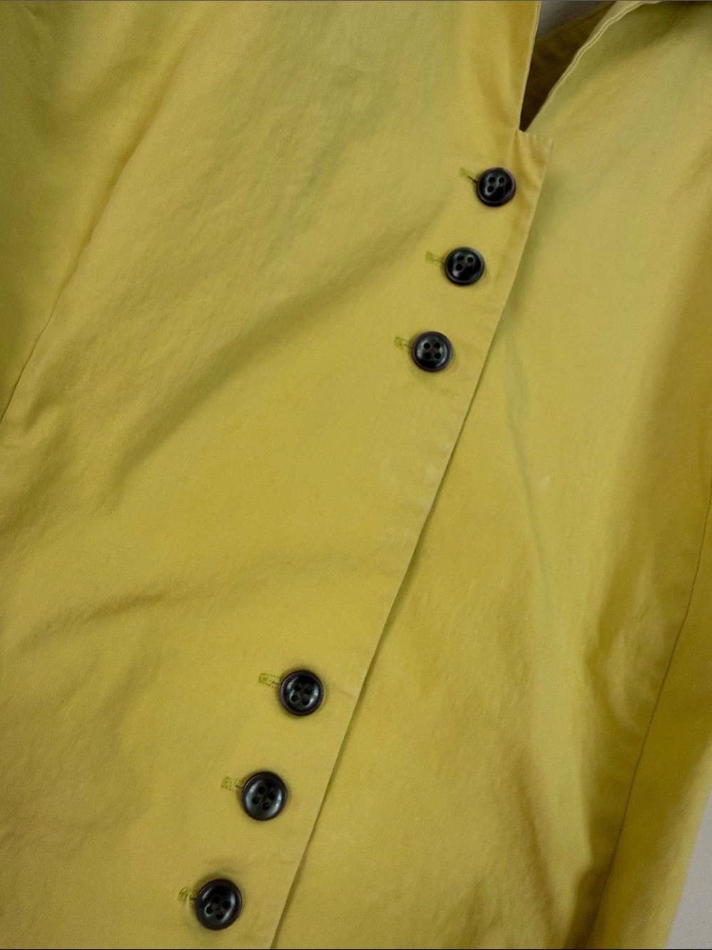 Vintage Talbots Collection Sleeveless open back Lime Button-Front Women&rsquo;s Top 8