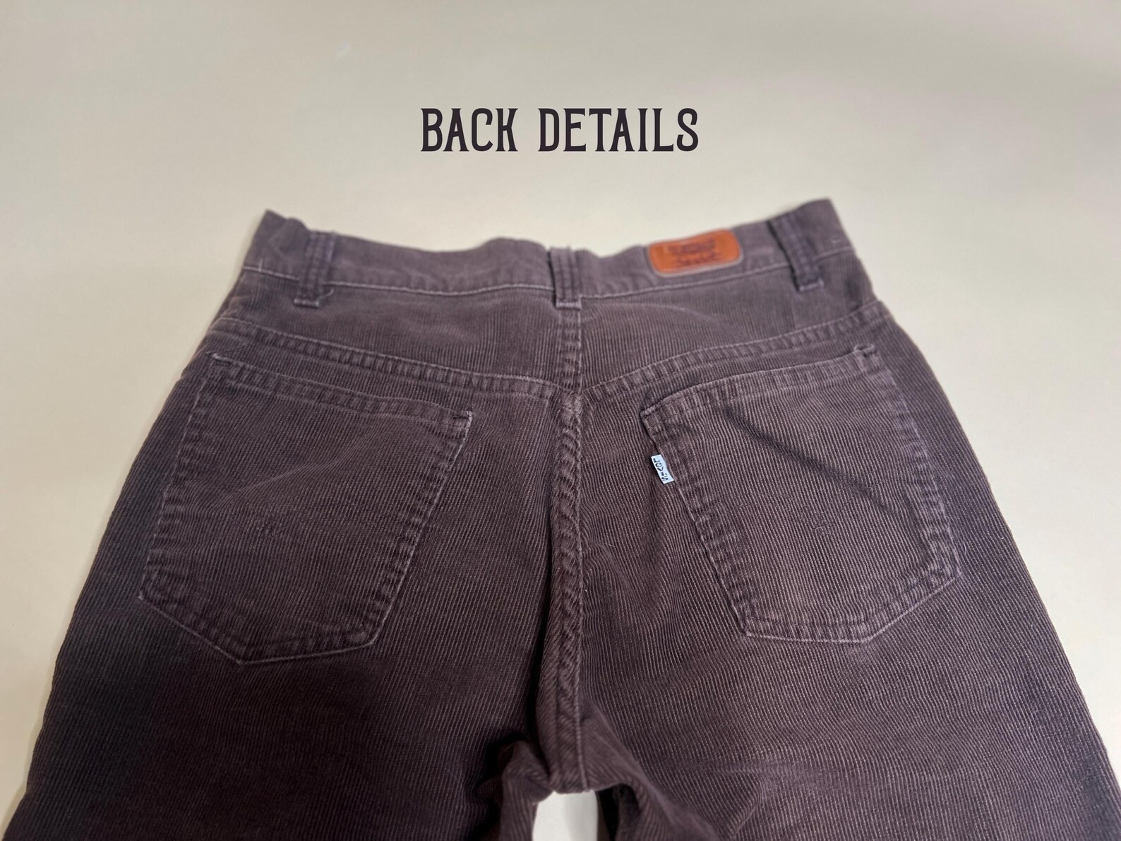 70s Brown Levi s Corduroys | 29 Waist x 33 Length | Vintage Deadstock Pants