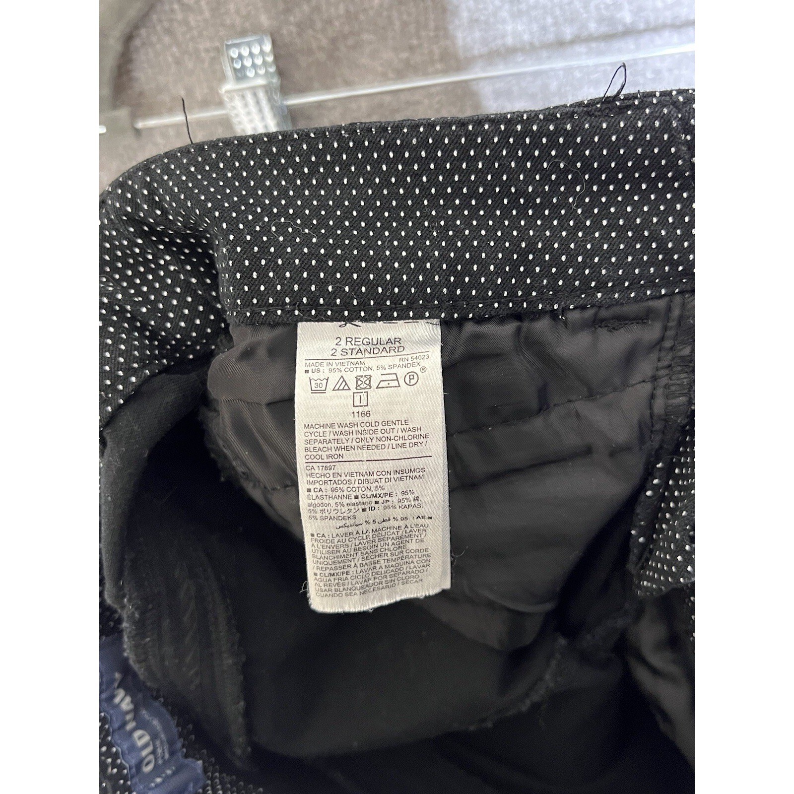 Old Navy Pixie Ankle Pants Womens Size 2 Black Polka Dot Stretch Pockets