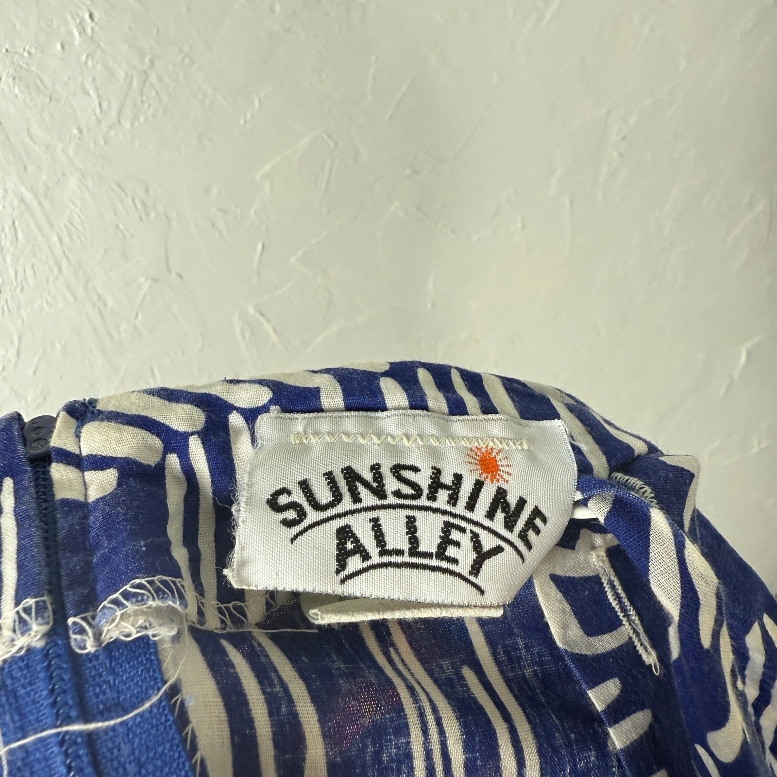 Vintage 80s 90&rsquo;s Sunshine Alley Women&rsquo;s Dress Cotton Hawaiian Pockets FF22