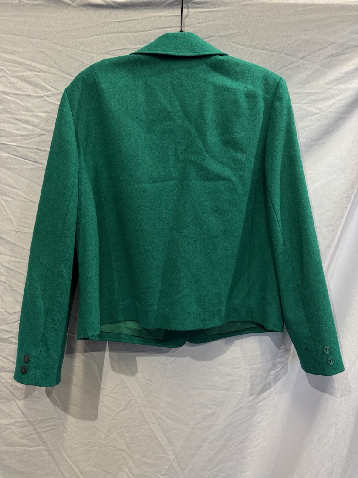 Pendleton Women&rsquo;s Green 100% Virgin Wool Suit Jacket Blazer