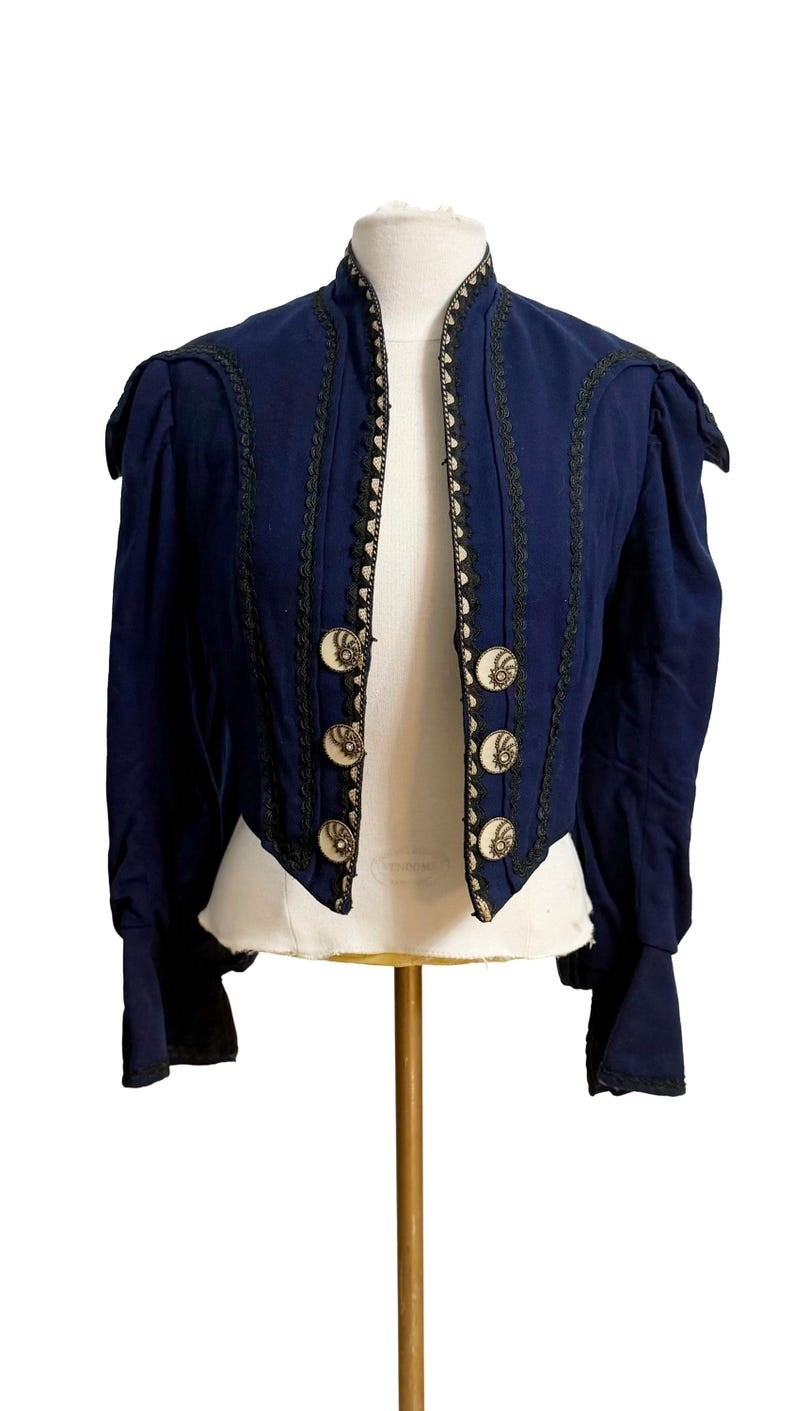 Authentic Edwardian Jacket / Antique Jacket / Size Small