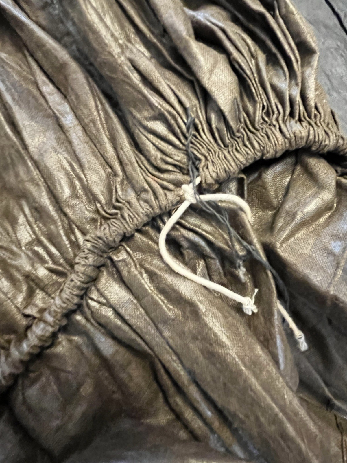 2489🌟Antique RARE 1800s French Harem Pants Boned Top Silk Sash Purple Taupe Dis