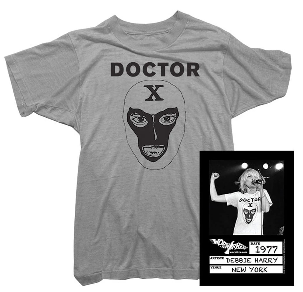 Blondie Womens Womens T-Shirt – Doctor X Tee worn by Debbie Harry – Officially L