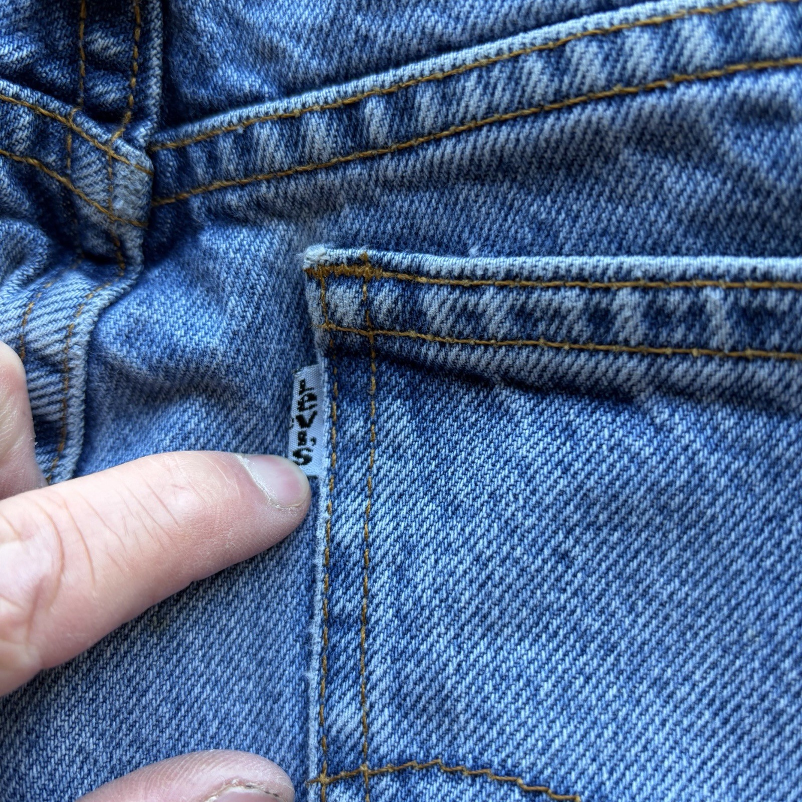 Vintage 90s Levi’s L2 Silver Tab Flare Jeans Sz 11 30×31