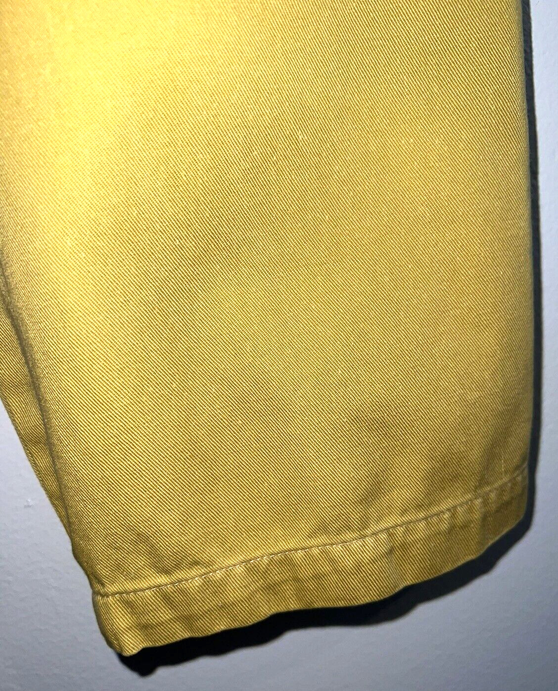 Vtg Code Zero Pleated Pants Mustard Yellow Tag Sz. 27 x 31 – Measure 25.5 x 29.5