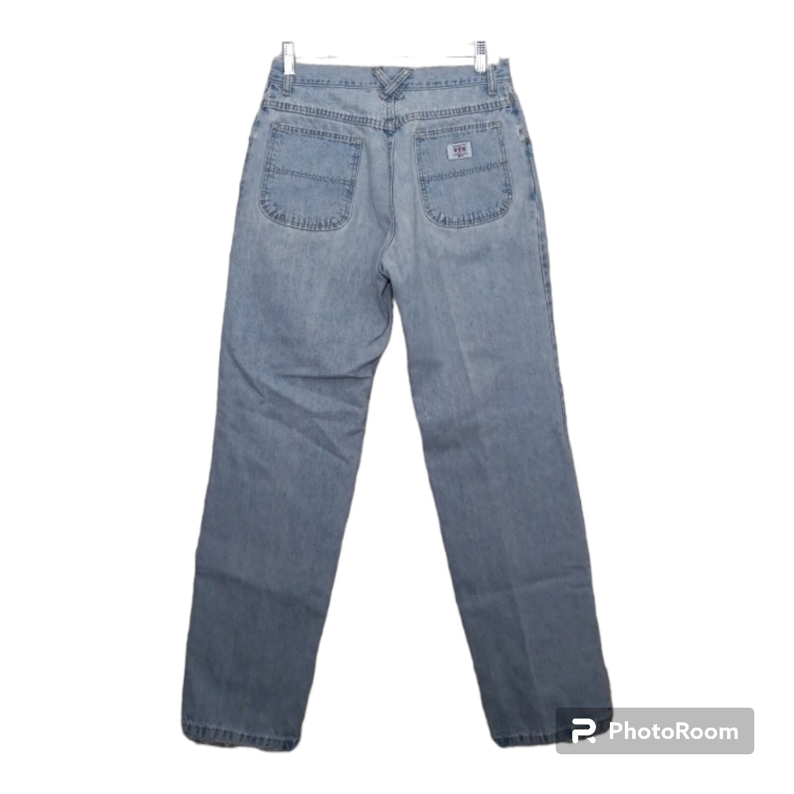 Wrangler 20X Jeans Women&rsquo;s 28×32 Light Wash Denim High Rise Western Distressed