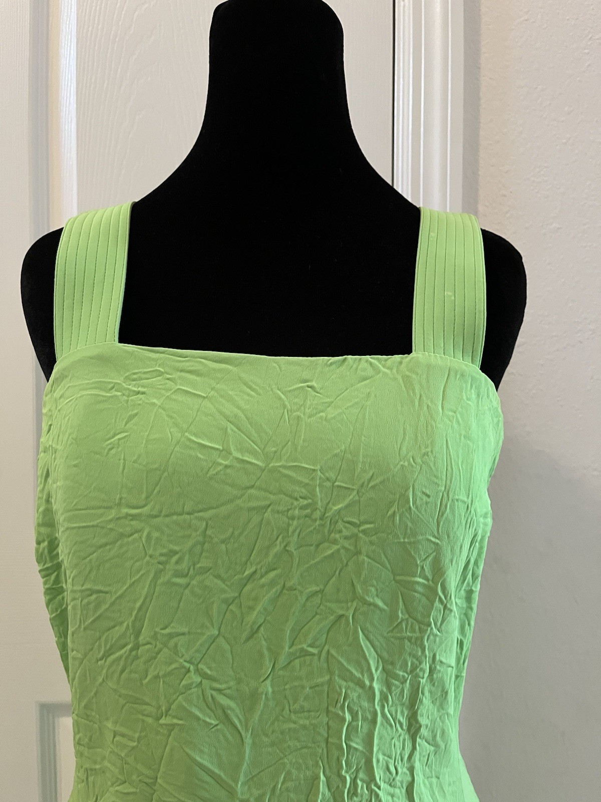 Vintage ISTANTE By VERSACE Light Green Dress, Made In Italy, Size 40