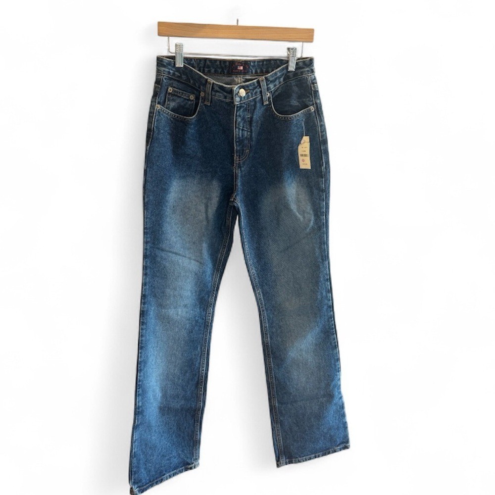 Vintage U.S. Polo Assn. Women&rsquo;s 9/10 Bootcut Jeans | Y2K Thick 100% Cotton Denim