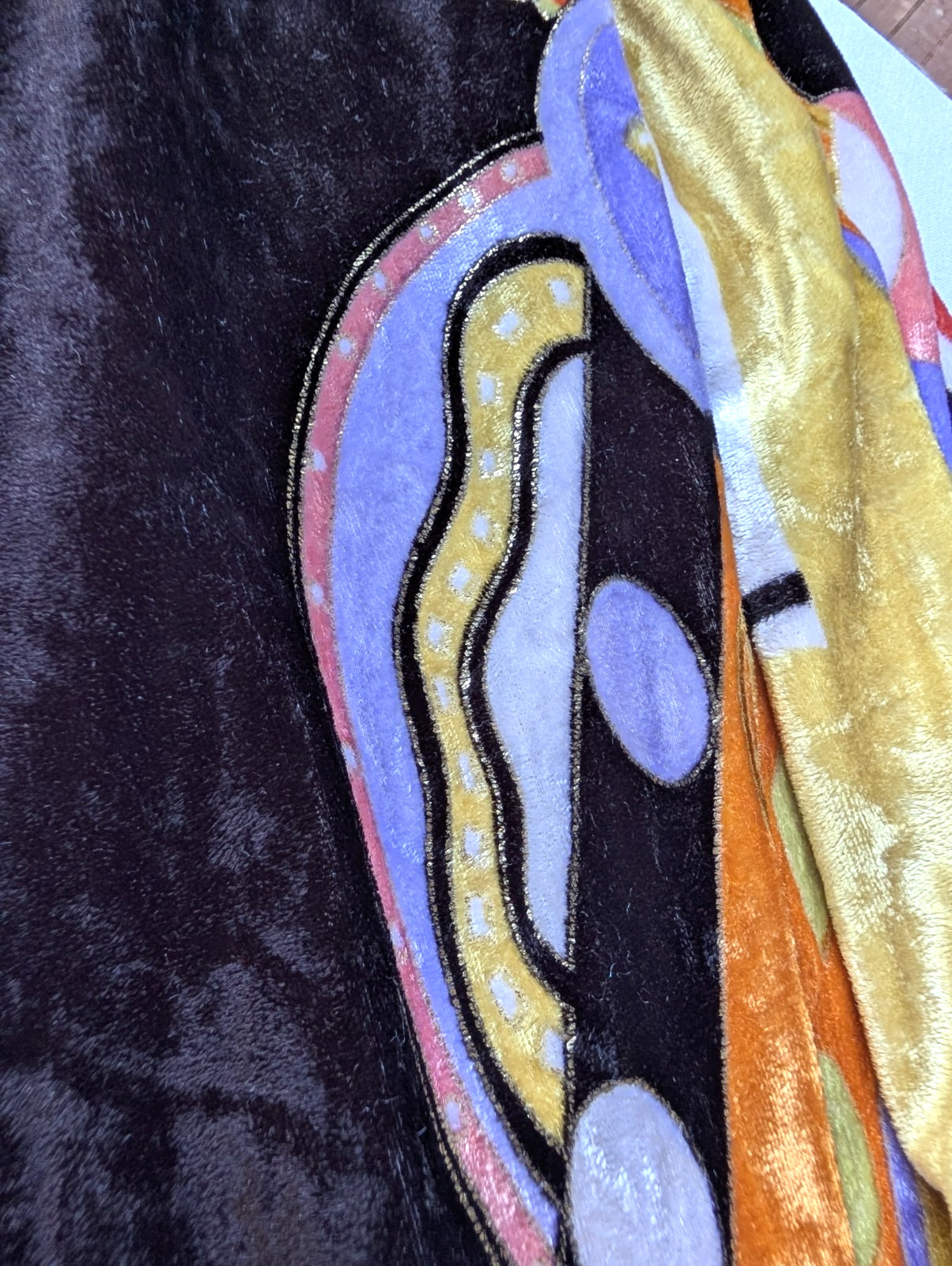 Vintage 90&rsquo;s Gianni Versace couture Velvet leggings stretch pants sz 44 S or XS