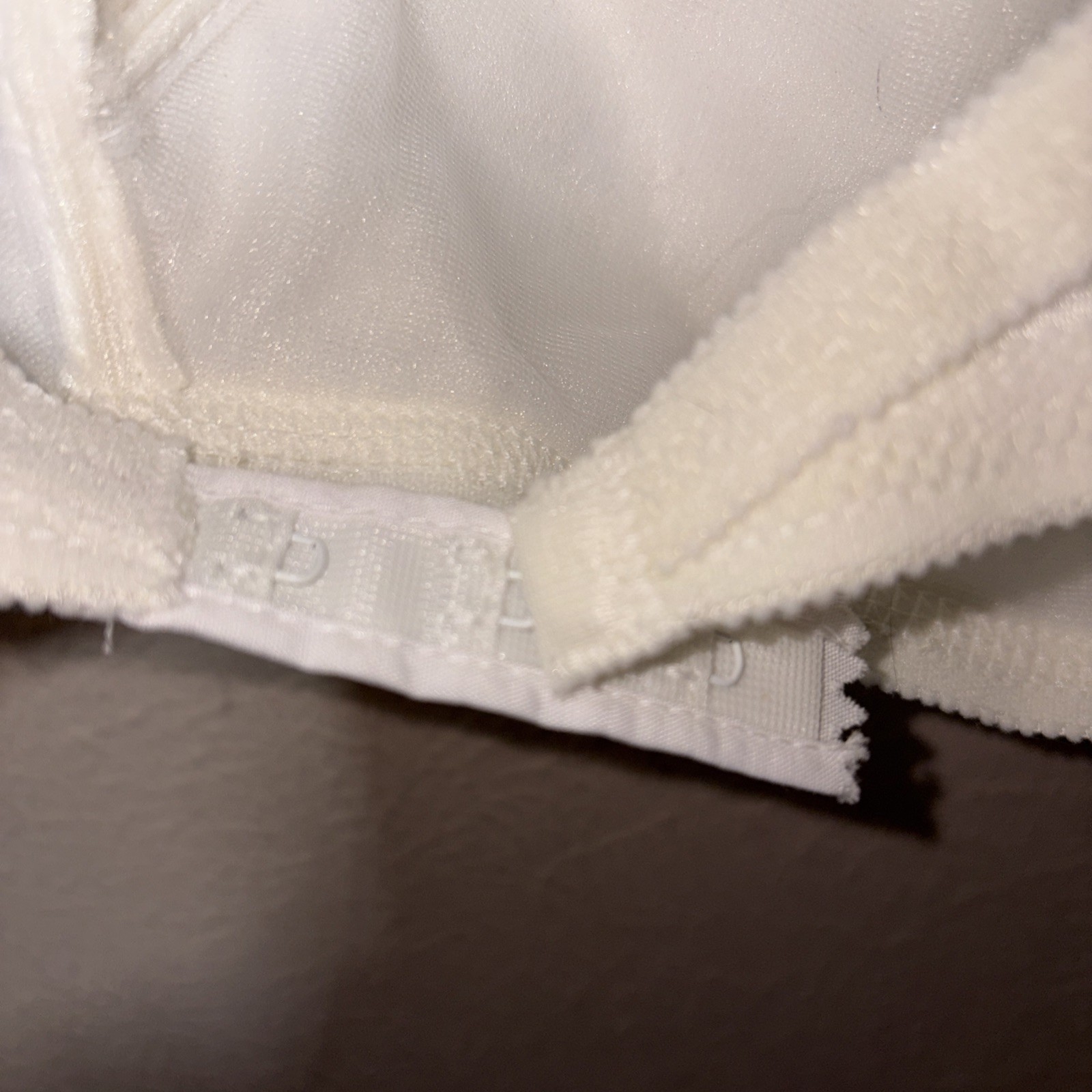 Vintage Flexees Delectables Bra 36C White Style 1631 Soft Cup Wireless