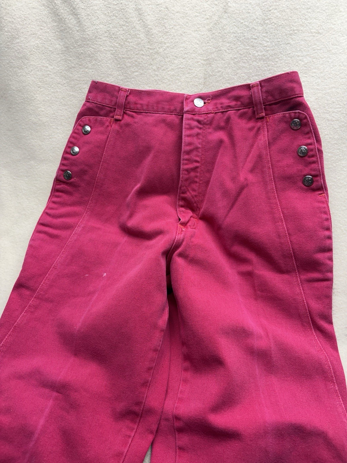 Vintage Wrangler Silverlake High Waisted Hot Pink Western Jeans USA 28”