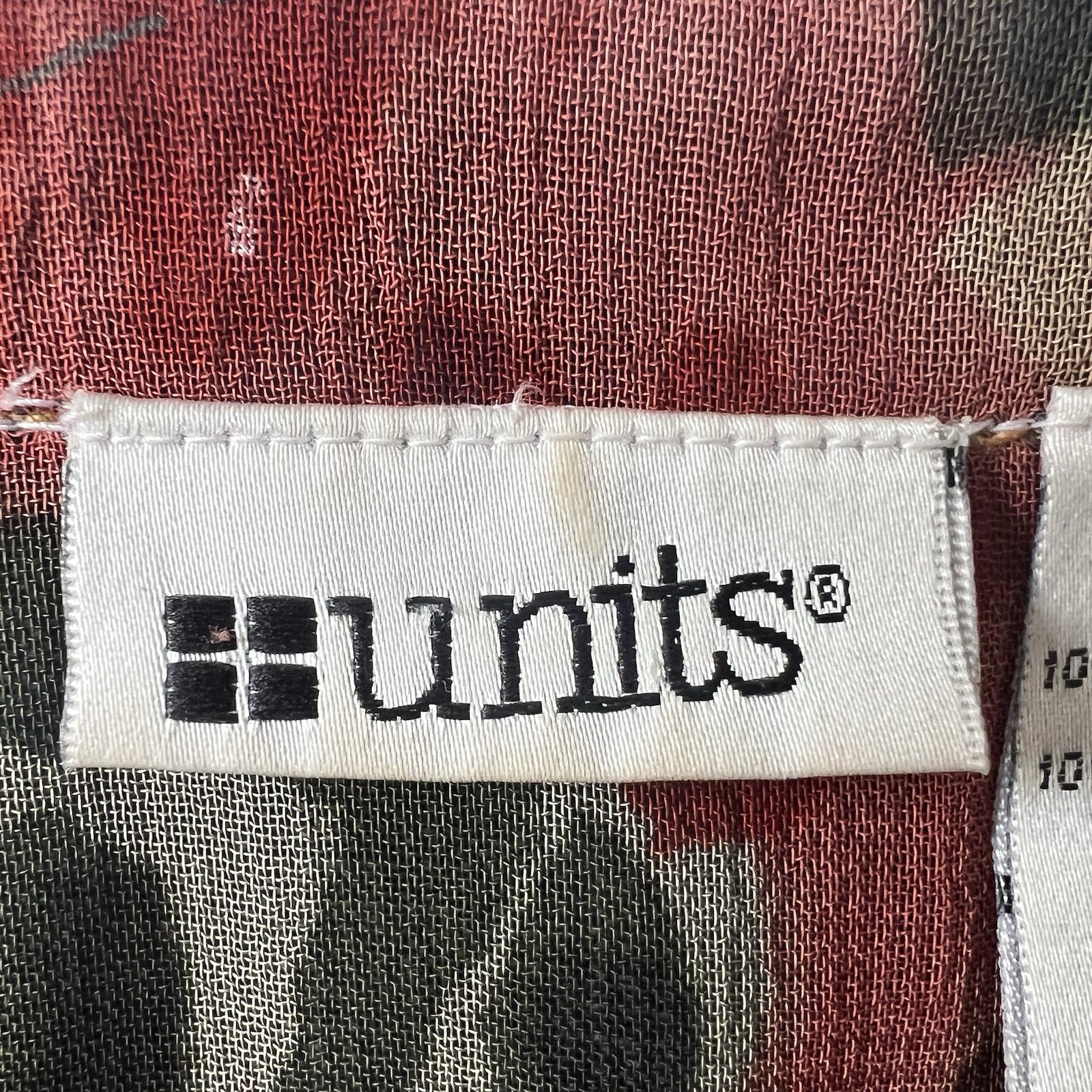 Vintage Units Denim Jacket Reversible Floral Art To Wear Sequins Womens XL FLAW