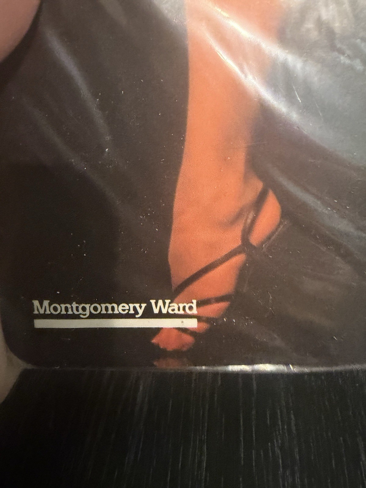Vintage Montgomery Ward Sheer Perfection Pantyhose Black Medium NOS USA Made