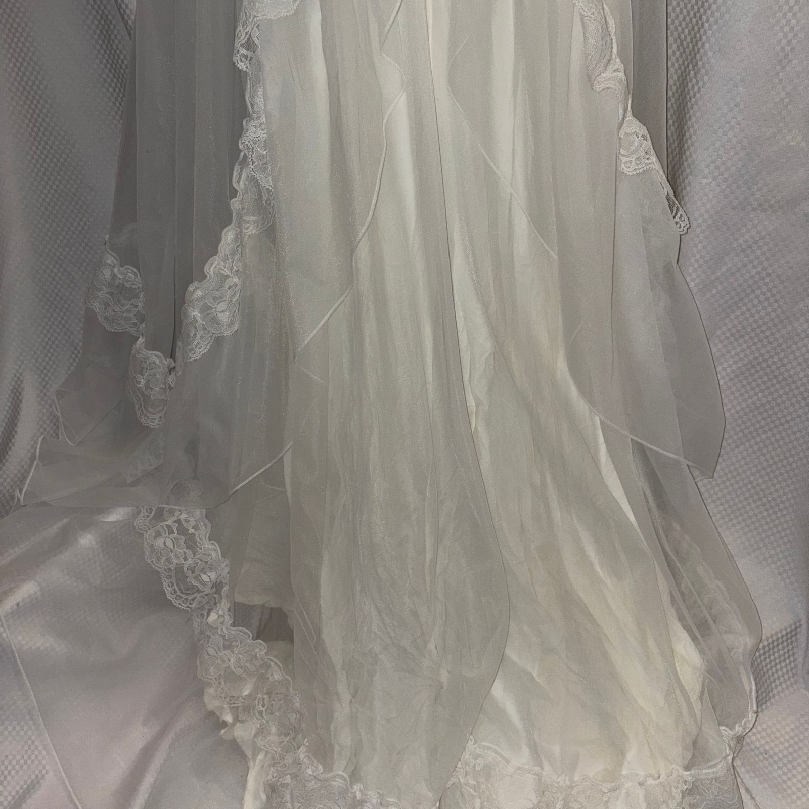 Vintage Romantic Cottagecore Wedding Dress Lace ILGWU