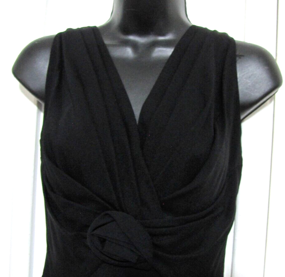 VTG Pencil Dress Classy Sue Leslie of Calif midi women&rsquo;s sleeveless midi Black S