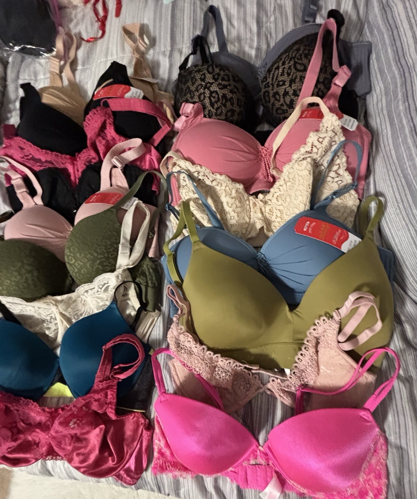 LINGERIE LOT BRA’S LOT Most Are NWT Victoria’s Secret Olga NWOT Sizes 32A-36D