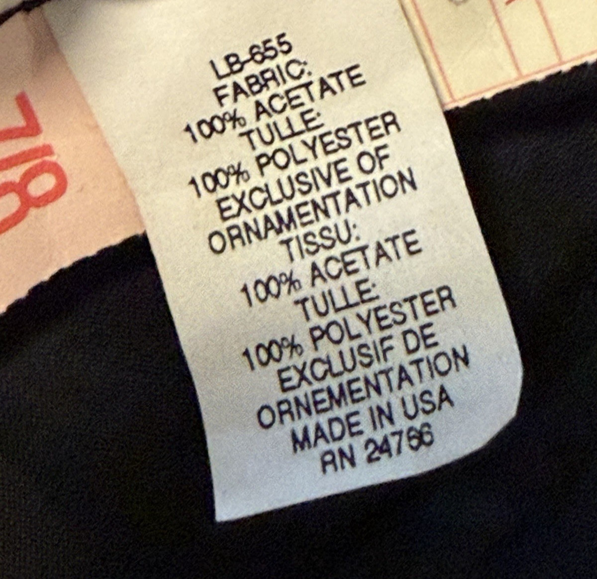 Vtg 70&rsquo;s ALFRED ANGELO Black Velvet White Tulle Party Dress~ 7/8~Union Label USA
