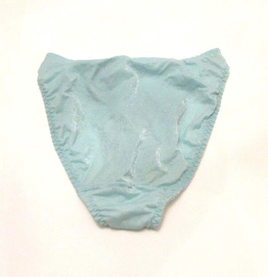 2pc Kellwood Shimmer Nylon Chantilly Lace Demi Bra 32B Bikini Pantie S USA made