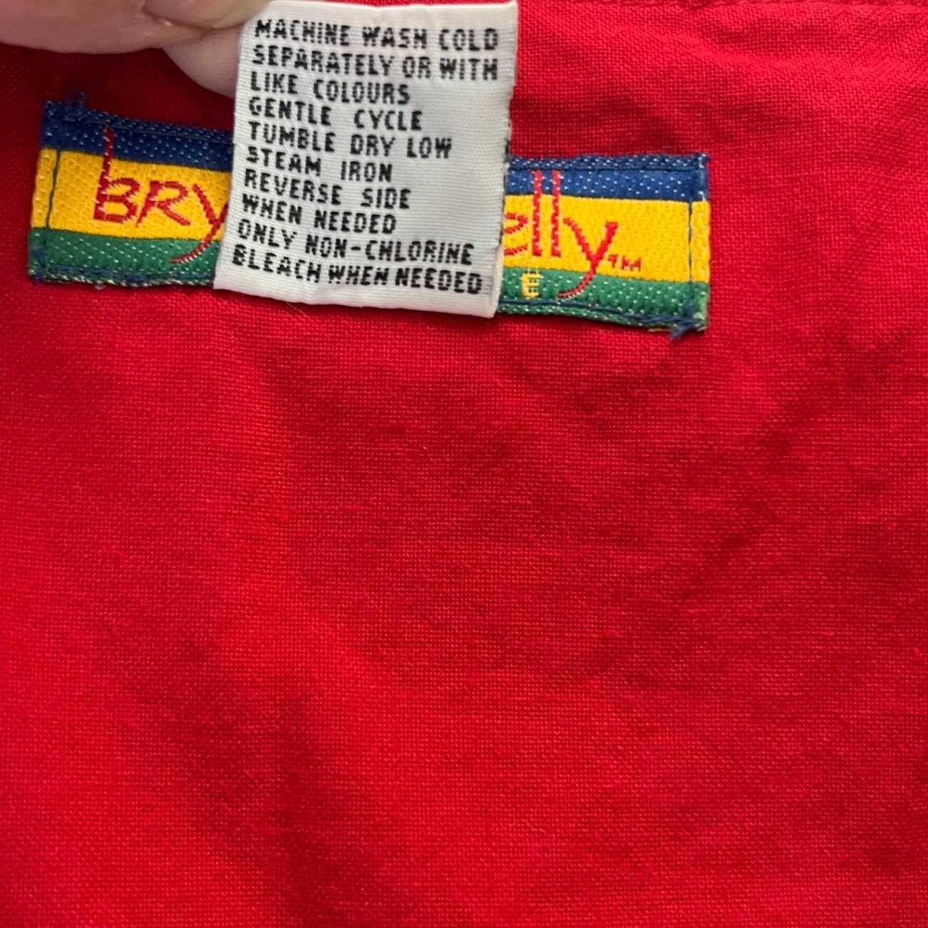 Twee Pinafore Button Front Red Fit Flare Sundress RetroBR Connolly Women 4P