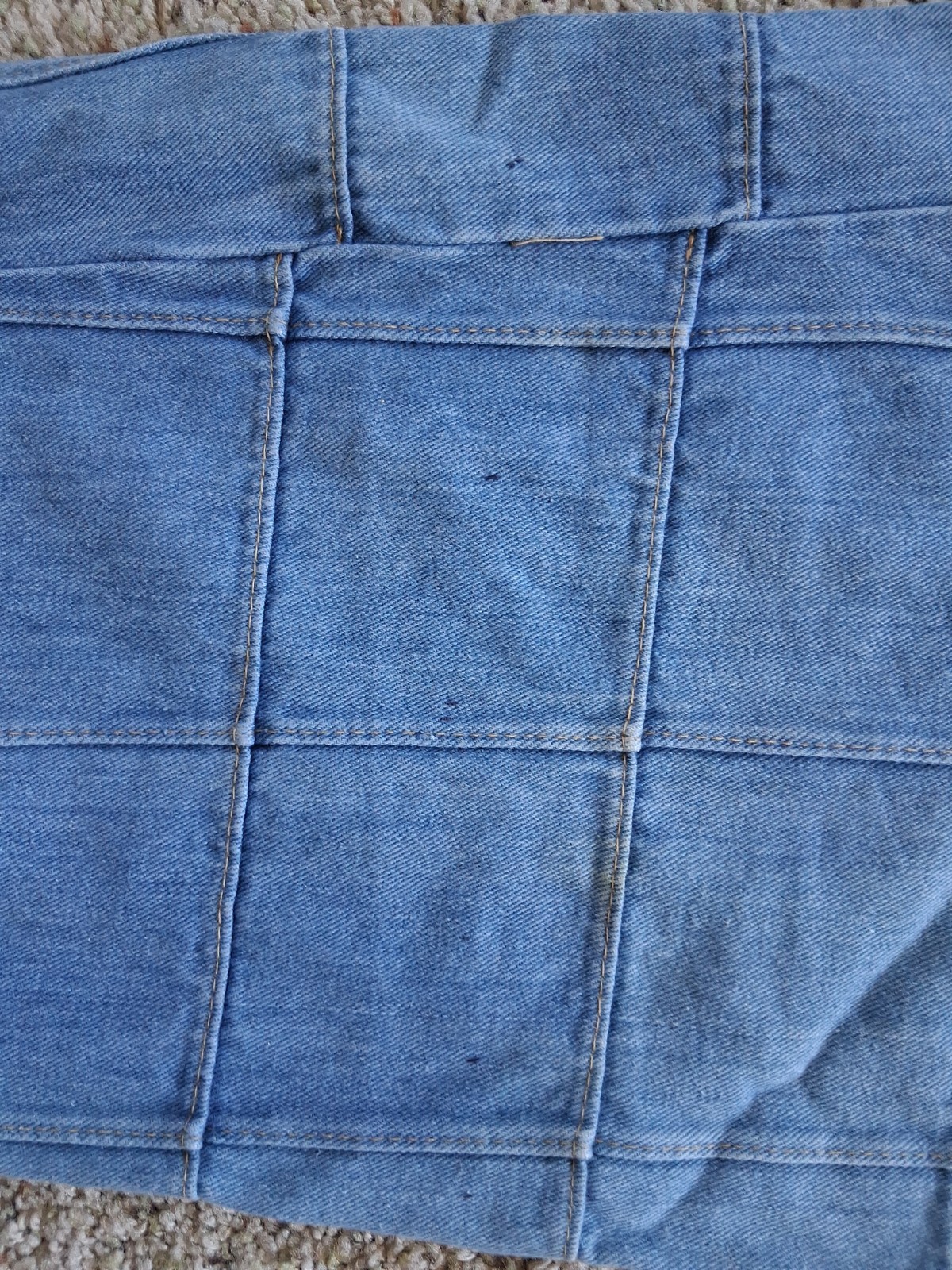 Vintage Brittania Sportswear Patchwork Bell Bottom Jeans Approx: 27×34 70&rsquo;s