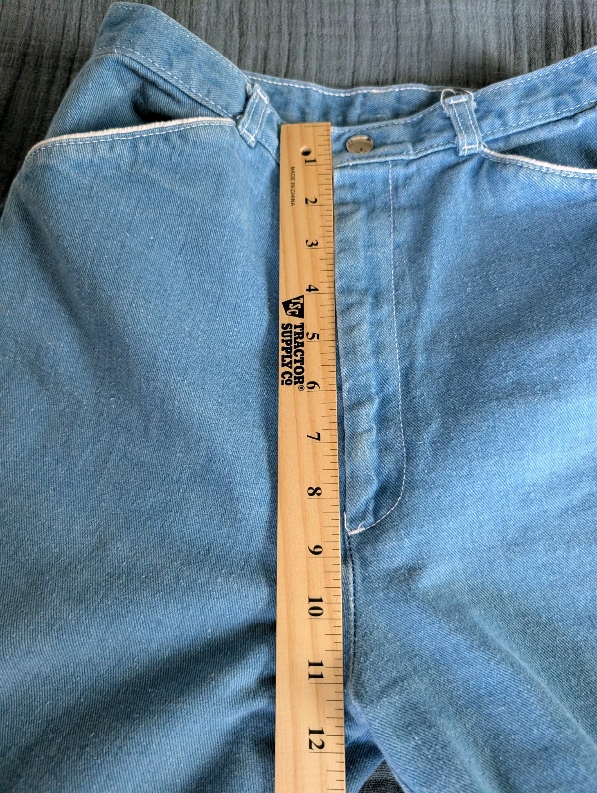 Vintage Pizzazz Jeans High Waist Lightweight Denim Womens Size 8 (24×31.5)