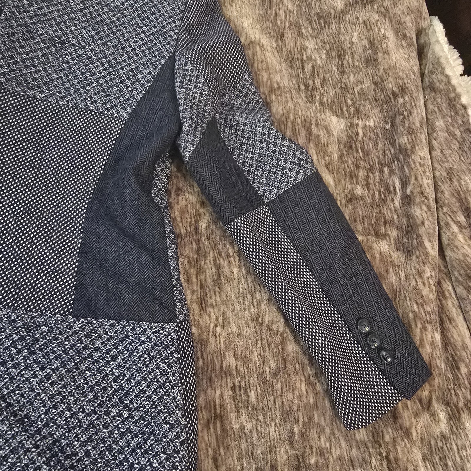 vintage escada patchwork blazer Womens 40 EU/iT