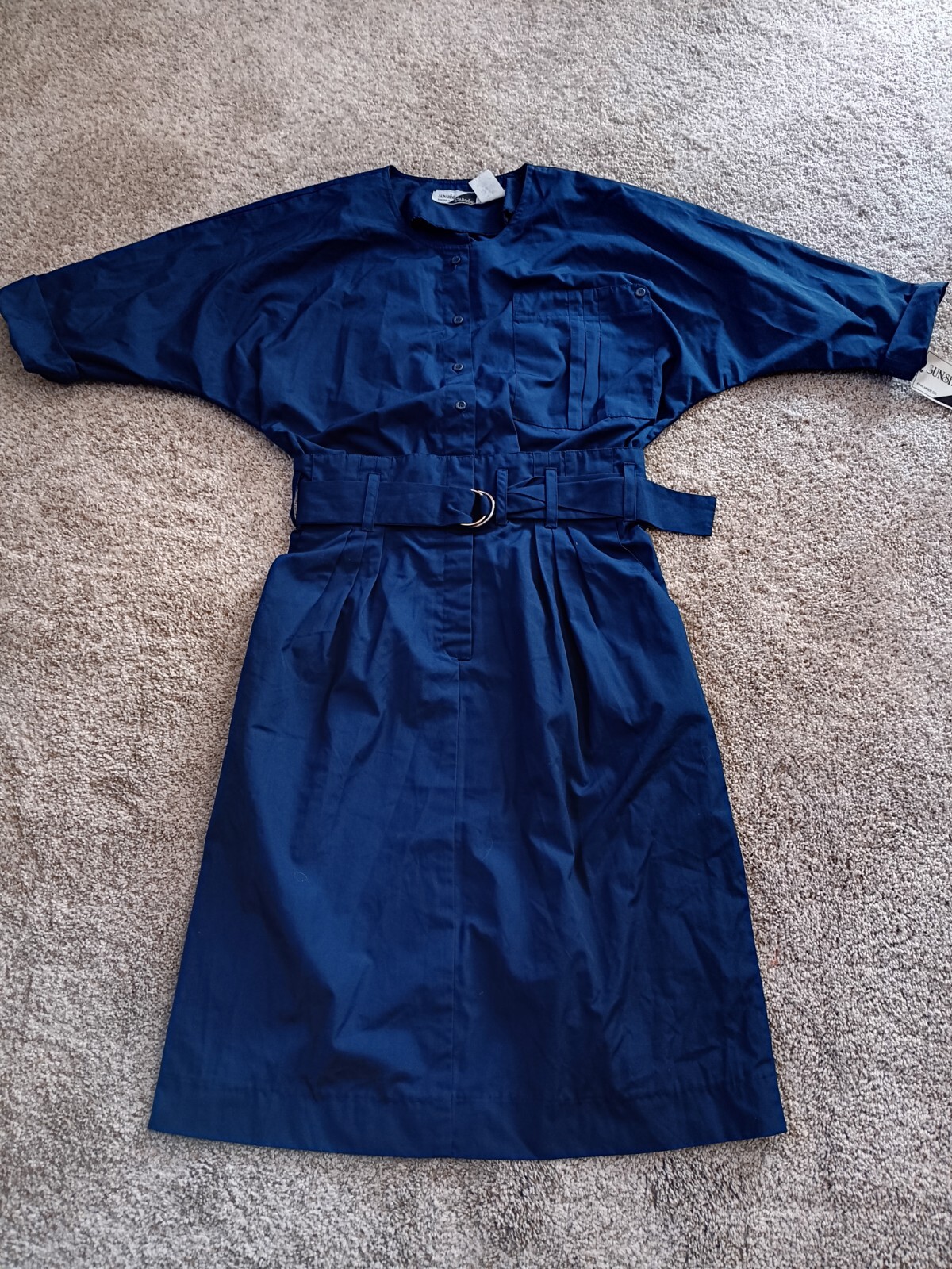 Vintage NWT Sunshine Starshine Shirt Dress Wmn&rsquo;s Sz. 16 Deadstock Rare Plus Size