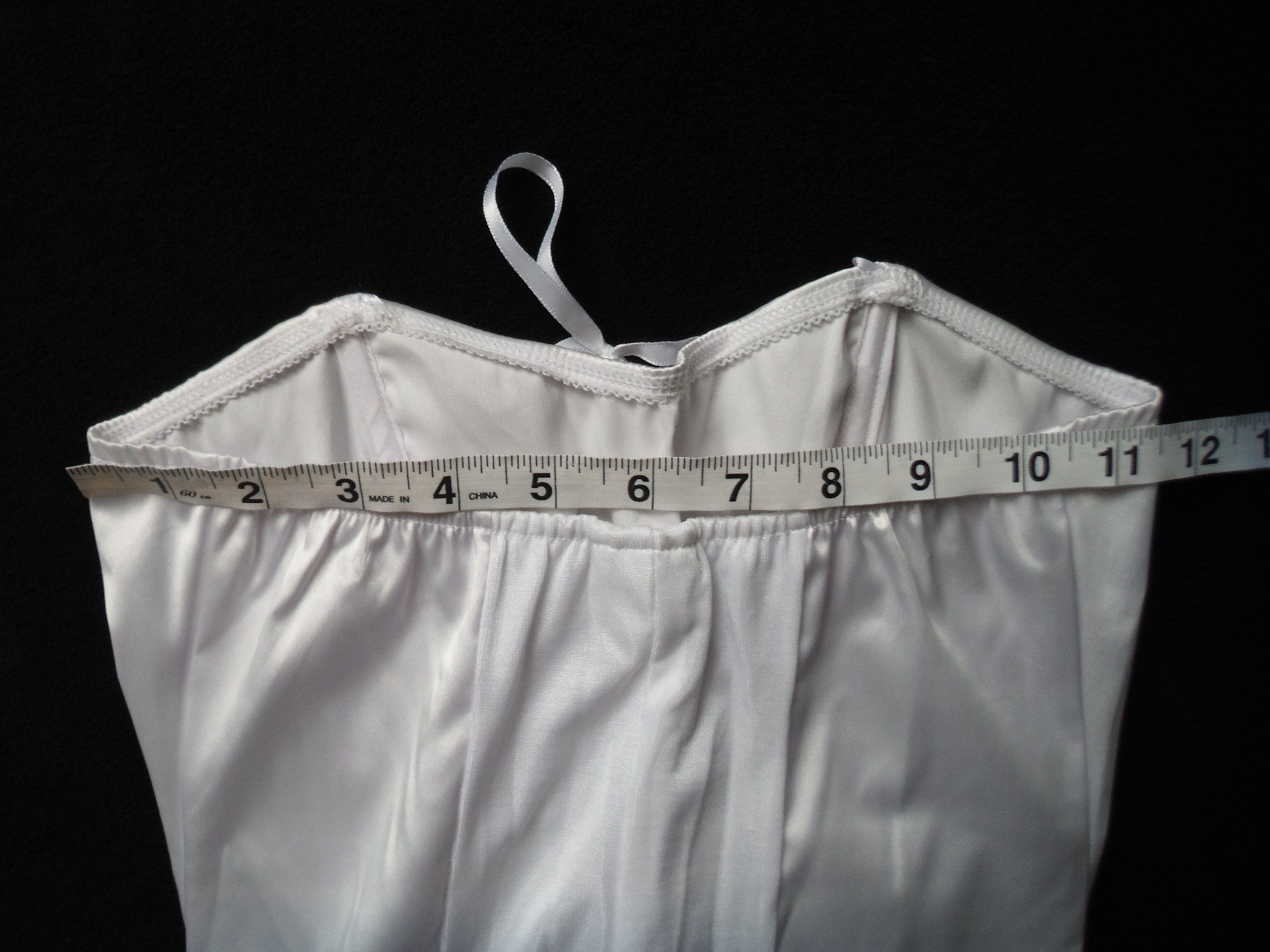 VTG Fredericks of Hollywood 90&rsquo;s New Sexy!! White Lingerie Dress Tie Up Bodice S
