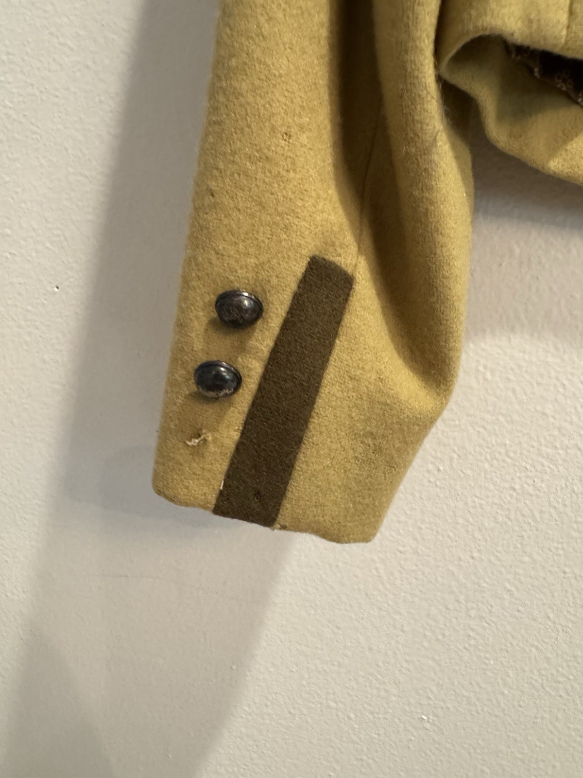 VTG 1960s German Cropped Jacket Greenish Khaki Silver Buttons Oktoberfest MCM