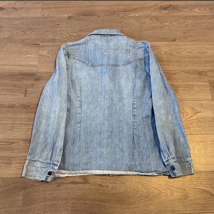 70&rsquo;s Alexander’s Patchwork Denim Chore Jacket Women’s Size Medium Disco