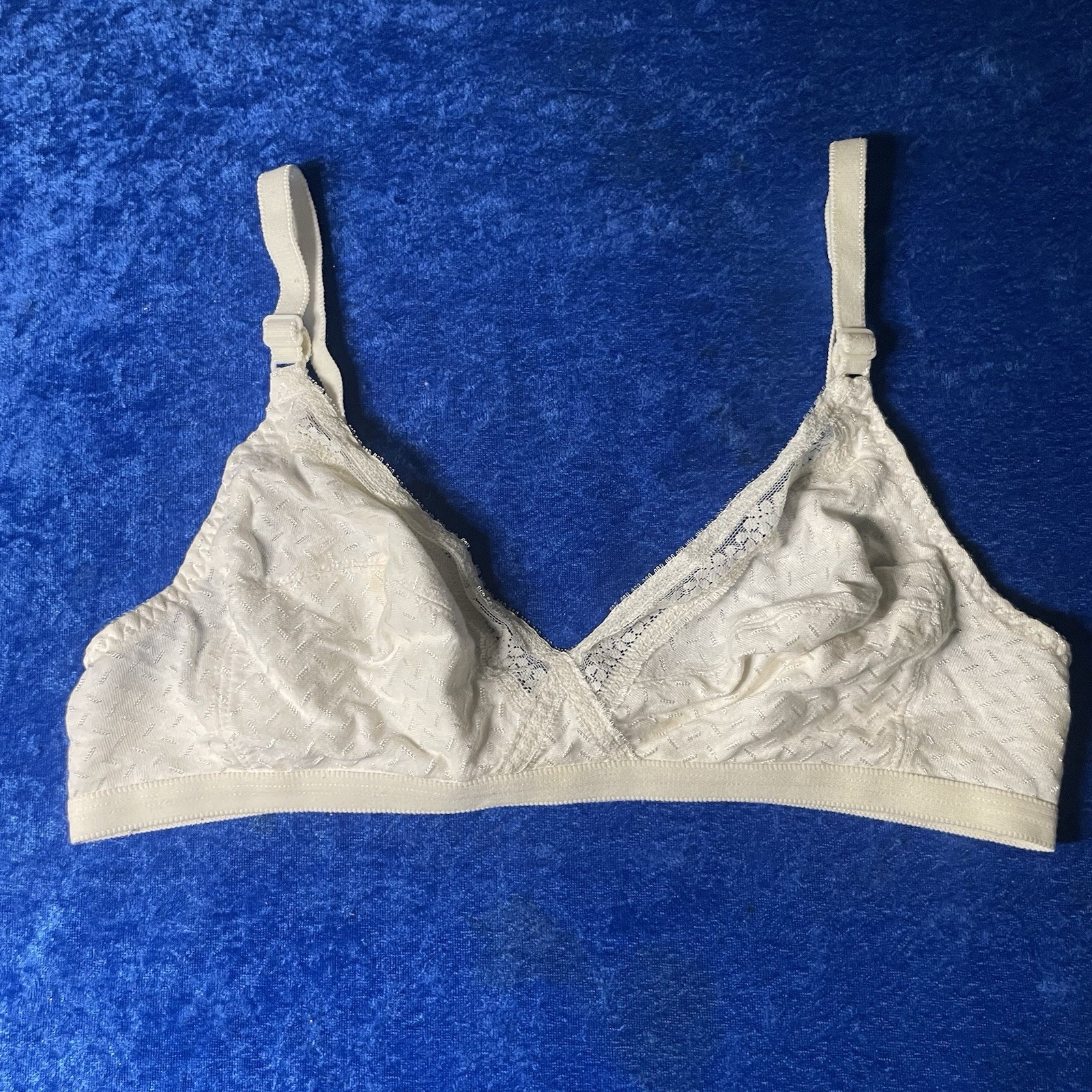 Vintage Playtex Everyday Basics Bra 36b White Bralette