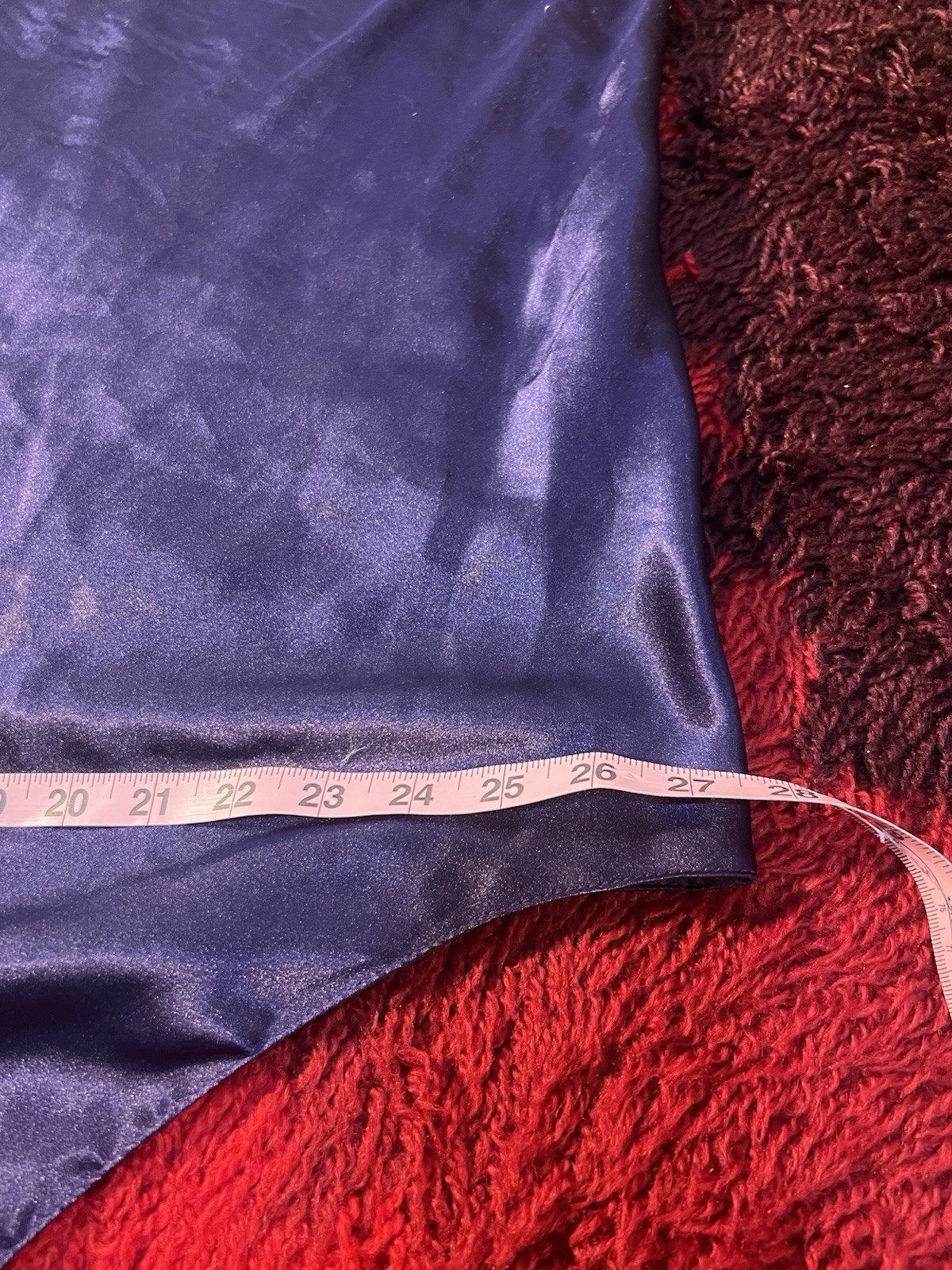 Vintage SATIN CHEMISE Delicate Treasures 3XL Slip Dress Lingerie Nightie Purple