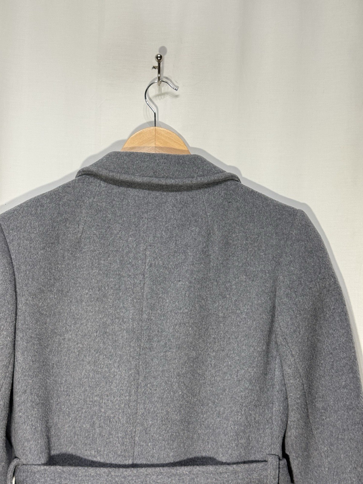 Pendleton 80’s VTG Pure Virgin Wool Women’s Long Gray Coat Made In USA Size12