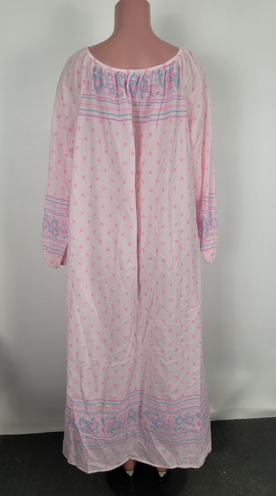 Vintage DANNI Of New York Soft Acetate Long Nightgown Women&rsquo;s 24W NOS Modest